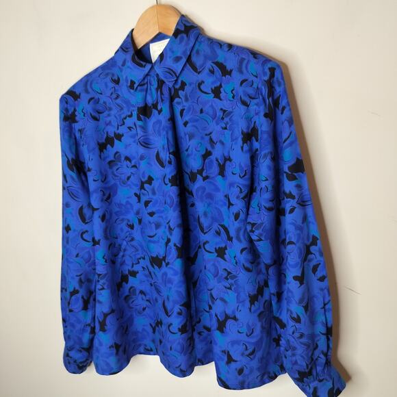 Vintage Pendleton Country Sophisticates Blouse Floral - Picture 4 of 11